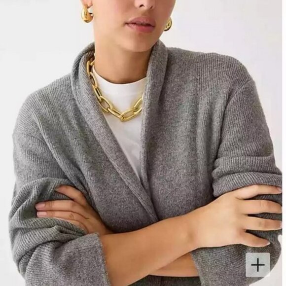 J. Crew Cocoon sweater blazer XL - Picture 4 of 10